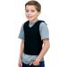 Sensory Compression Vest for Autism & Hyperactivity - Form-Fitting Breathable Design (Black Small) - Buy Online on GoSupps.com