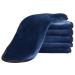 VIVOTE Microfiber Makeup Remover Cloths Reusable Face Towel Soft Facial and Skin Care Wash Cloth 12Inch X 12Inch (6 pack Navy Blue) Dark Navy Blue 6 pack