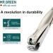Buy MR.GREEN Stainless Steel Nail Clippers - Anti Splash Fingernail Cutter | Bionics Design Manicure & Pedicure Tools - Buy Online on GoSupps.com
