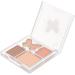 Baluue 2pcs Plastic Eye Shadow Plate Pink Eyeshadow Palette Organiser Eyeshadow Glitter 6.50X6.50X1.00CMx2pcs Multix2pcs - Buy Online on GoSupps.com