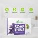 BAMBOEARTH Antibacterial Paper Soap Sheets - 3 Pack Portable Disinfecting Hand Washing Strips, Dissolvable & Disposable Travel Soap Sheets, Lavender Scented Dry Mini Soap Sheets - Buy Online on GoSupps.com