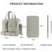 SONARIN Multifunctional Large Capacity Baby Nappy Changing Tote Bag Waterproof Lightweight Baby Changing Bag Satchel Messenger Bag Portable Travel Diaper Bag with Changing Mat Khaki - Buy Online on GoSupps.com