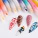 Waterproof Nail Polish Pen for Abstract Lines Painting | Quick Dry & Long Lasting DIY Nail Art Pen (12 Colors) | Portable Tip Pen - 1ml | Arrive Before Christmas - Buy Online on GoSupps.com