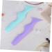 Outanaya Blue Eyeliner Pencil 3pcs Silicone Beauty Ruler Eyeliner Stencils Purple Eyeliner Pencils Vintage Hair Comb The Face - Buy Online on GoSupps.com