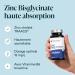TRAACS Zinc Bisglycinate 15 mg + Bioactive Vitamin B6 | High Absorption & High Zinc Content | Immunity & Acne Dietary Supplement | 120 Capsules | Made in France | NOVOMA (formerly Nutrivita) - Buy Online on GoSupps.com