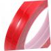 NUOBESTY 6 Rolls Transparent Double-sided Tape Double Stick Tape Wall Sticky Tape Poster Adhesive Nail Display Board Tape Hanging Nail Piece Display Bar No Substrate Acrylic Red - Buy Online on GoSupps.com
