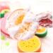 AMOYER 3 Pcs Cartoon Bath Sponge Set | Fruit Shape Cleaning Sponges for Kids & Adults | Fun Bathroom Accessories - Buy Online on GoSupps.com