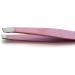 Stainless Steel Eyebrow Tweezers Set with Pointed and Slanted Tips + Curved Brow Scissors Pink Travel Case Included - Buy Online on GoSupps.com