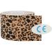 Alomejor Cotton Muscle Tape - Kinesiology Elastic Adhesive Strain Tape for Elbow Shoulder & Knee Support - Leopard Print - International Shipping Available - Buy Online on GoSupps.com
