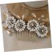 Ipetboom Bridal Shower Headpiece Rhinestone Hair Side Comb Crystal Bridal Hair Clips Rhinestone Hair Barrette Crystal Flower Hair Side Comb Rhinestones European and American Bride - Buy Online on GoSupps.com