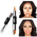 EnMart 4 Pcs Dual-Ended Contour Stick 2 In 1 Cream Highlight Contour Pen Makeup Bronzer Shading Stick Face Highlighters Sticks Concealer Contour Highlighter Pencil Long Lasting Waterproof Makeup C011 - Buy Online on GoSupps.com