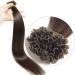 20" Pre Bonded Human Hair Extensions 0.5g*200 Strands #2 Dark Brown (100g) - Buy Online on GoSupps.com