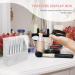 FOMIYES Lash Tweezers Holder Box | 8 Hole Eyelash Tweezers Storage & Display Organizer | Salon Makeup Supplies in White - Shop Now! - Buy Online on GoSupps.com
