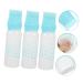 3-Pack Hair Oil Applicator Bottles | Root Applicator & Hair Coloring Brush | Blue 17x4.5cm - Buy Online on GoSupps.com