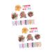 minkissy 2 Sets Children's Headgear Girls Hair Claws Girl Hair Ties Kit Kids Hair Accessory Kit Fashion Hair Clips Lovely Hair Rope Ponytail Holders Tiny Hair Clips Mini Baby Nylon Bow Tie