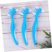 Minkissy 6-Pack Double Prosthesis Nursing Comb & Toothbrush | Hygiene Care for Dentures & Implants | Blue Double-Sided Cleaning Brush - Buy Online on GoSupps.com