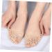 Holibanna Lace Forefoot Pads - 4 Pairs Comfort Metatarsal Socks for Women | Sweat Absorbing Peep Toe Heel Cushions - Buy Online on GoSupps.com