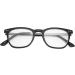 Eyekepper Retro Square Reading Glasses - Black +1.0 Plastic Frame with Metal Arms | Stylish & Comfortable | International Shipping - Buy Online on GoSupps.com