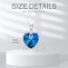 LONAGO Stethoscope Pendant Necklace - 925 Sterling Silver Heart Crystal Jewelry for Nurses & Doctors | Perfect Birthday & Graduation Gifts - Buy Online on GoSupps.com