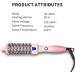 K&K 1.5 Inch Heated Curling Comb - Ceramic Tourmaline Ionic Volumizing Brush - Buy Online on GoSupps.com