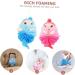 Angoily 6 Pcs Cartoon Bath Sponges for Kids | Mesh Pouf Bath Balls | Fun & Safe Shower Loofah for Bathing & Cleaning - Buy Online on GoSupps.com