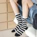 Buy Akamas Women s Cotton Ankle Socks - Black & White Striped Breathable Sports & Fashionable Leisure Socks (4 Pairs) - Size 35-41 - Buy Online on GoSupps.com