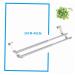 Artibetter 2pcs Movable Wall Shower Retractable Storage Double Stainless Rack Bar Towel Shelf Bathroom Steel As Shownx2pcs mediumx2pcs - Buy Online on GoSupps.com