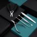 BEZOX Professional Toenail Clippers for Thick and Ingrown Nails - Chiropodist Style, Heavy Duty, Easy Grip Trimmer - 5pcs - Buy Online on GoSupps.com