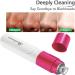 Electric Face Cleaner Pore Cleaning Mini Blackhead Remover Face Dirt Pore Cleaner Gentle Exfoliating Skin Cleaning Tools for Home Use - Green - Buy Online on GoSupps.com
