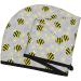 Cheerful Bumble Bees & Daisies Microfiber Hair Towel - Super Absorbent Coral Velvet Wrap for Long Curly & Thick Hair - Quick Dry Hair Cap for Women - Buy Online on GoSupps.com