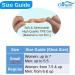 Chiroplax Hammer Toe Cushions Pads - Overlapping Relief Separator Splint 4 Pack - Size Regular White - Buy Online on GoSupps.com