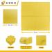 HEKU 100 High-Quality Yellow 3-Layer Napkins | 33x33cm | 5-Pack for Events & Gastronomy | Highly Absorbent and Stylish - Buy Online on GoSupps.com