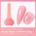 Nude Pink Nail Polish French Jelly Nail Varnish Quick Dry Nail Polish Long Lasting Neutral Nail Gel Non-Toxic Water Based Formula Nail Polish Nude for Women Girls DIY Nail Art - 12ml - Buy Online on GoSupps.com