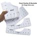 T-Shirt Alignment Ruler Set with Heat Resistant Tape, PTFE Teflon Sheets - 4 Rulers, 2 Rolls Tape, 3 Packs Sheets, 1 Tape Measure - Buy Online on GoSupps.com