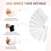 120 Double Sided Hair Extension Tape Tabs - USA White Adhesive Tapes for 12 Inch Tape-in Extensions - 4 x 0.8 cm 120PCS - Buy Online on GoSupps.com