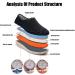 ALASON Men's Diabetic Adjustable Slippers - Comfort for Swollen Feet - Black, Size 13 Wide - Buy Online on GoSupps.com