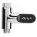BuyWeek Shower Thermometer LED Digital Baby Bath Thermometer Aluminum Shower Water Thermometer for Home Bathroom Kitchen