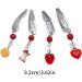 CHENZILIN Stylish Star Hairpin Cute Fruit Pendant Hair Clip Hair Barrettes Fruit Decoration Hairpin Hair Accessory for Women Girls - Buy Online on GoSupps.com