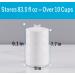 Airtight Ceramic Dog Treat Jar - White, Large Container for Pet Treats - Buy Online on GoSupps.com