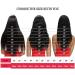 SEGO Water Wave Braids - Afro Kinky Hair Extension Closure Bundles | Dark Black 1 - 20cm (90g) - International Shipping - Buy Online on GoSupps.com