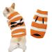 Round Neck Dog Sweater Cute Pet Clothes Warm Soft Dog Sweater Small Dogs(82W928 Orange-S) Orange S