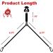 Jranter 13ft Heavy Duty Tow Harness for Towable Tube, Water Ski, Wakeboard - Red - Buy Online on GoSupps.com