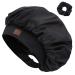 Hat Hut Satin Silk Bonnet for Curly Hair Sleep Cap for Women Sleeping Adjustable Double Layer Hair Bonnet with Pattern Design XS-XL BLACK