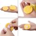20 Pack Reusable Yellow Makeup Sponges - Natural Facial Cleaning & Makeup Removal Sponge - Buy Online on GoSupps.com