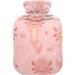 Axolotl Hot Water Bottle 1L - Soft Plush Fish Pattern - Winter Warmer for Kids & Adults - Buy Online on GoSupps.com