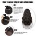 Faelbaty 20 Inch Black Curly Hair Extensions - Thick Wave Wig 4pcs Synthetic Fiber (1B#) - International Shipping Available - Buy Online on GoSupps.com
