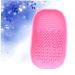 1PC Pink Makeup Brush Cleaner Pad | Efficient Scrubber & Cleaning Plate for Brushes - International Shipping - Buy Online on GoSupps.com