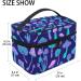Large Magic Mushrooms Travel Makeup Bag - Portable Cosmetic Organizer for Women/Girls - Buy Online on GoSupps.com