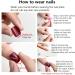 HJKOGH 24pcs y2k Short Fake Nails Press on Rhinestone Design French Artificial Nail Tip with Glue Glitter Stick-on Nails Tips Art (Color : A) - Buy Online on GoSupps.com