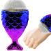 Shop Tvoip 2PCS Mermaid Fishtail Makeup Brushes - Fish Scale Blush Tools for Flawless Foundation - Buy Online on GoSupps.com